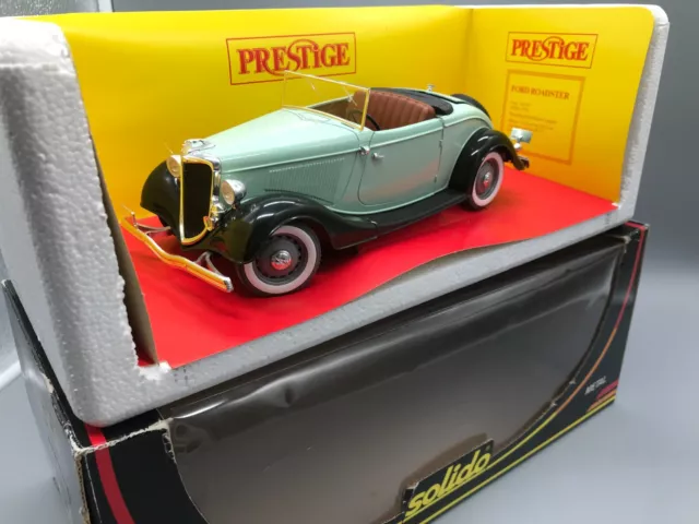 Modelli auto 1:19 non 1:18 Solido Prestige Ford Roadster con IMBALLO ORIGINALE