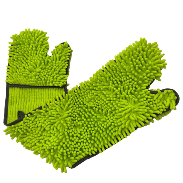 Serviette de chien mitaine super absorbant serviette d'animaux de compagnie serv