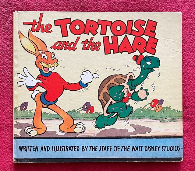 THE TORTOISE AND THE HARE by WALT DISNEY STUDIOS - 1935 - ORIGINAL DUST ...