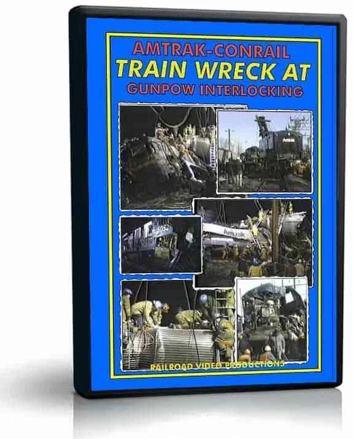 AMTRAKCONRAIL TRAIN WRECK at Gunpow Interlocking Train Video £28.22