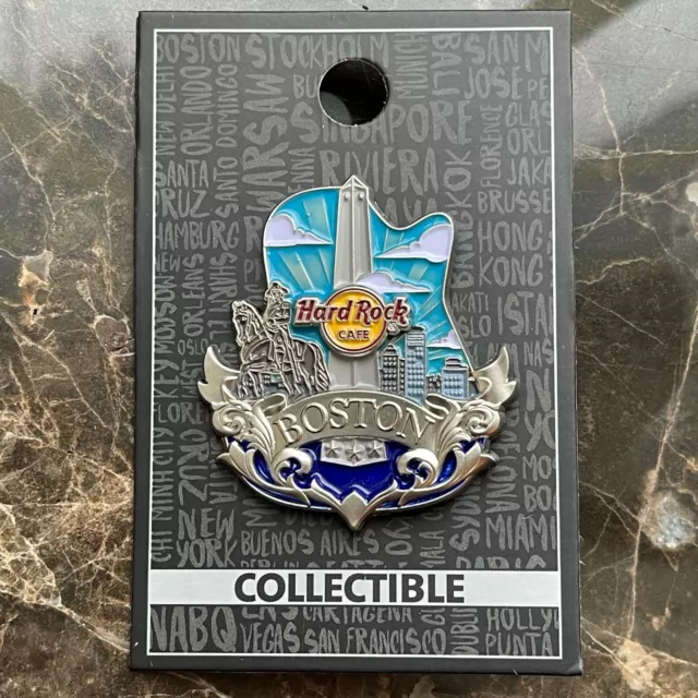 Boston Usa🎸Hard Rock Cafe®Hrc Pin✅Core City 3D Icon Series☑️New On Card☑️