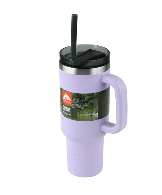 Ozark Trail 40 oz Vacuum Insulated Stainless Steel Tumbler Purple