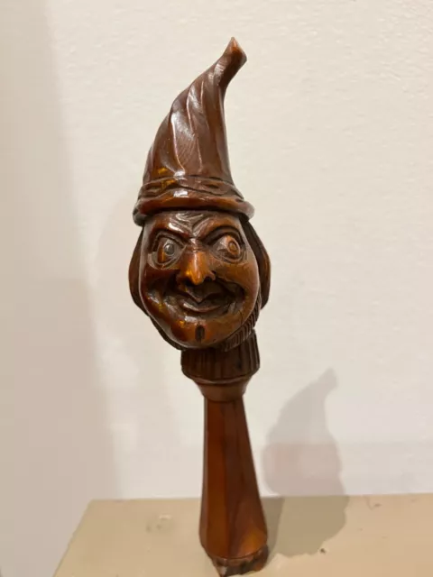 Antique Nut Cracker Carved Head Bavarian Origins Late 1800’s