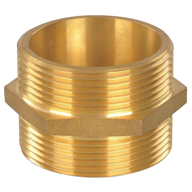 GRAINGER APPROVED 6AKD0 Fire Hose Adapter,4",NPT,4-1/2",NST