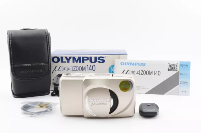 [Near MINT]　Olympus mju zoom 140 Gold 35mm Point & Shoot Film Camera From JAPAN