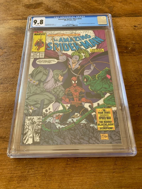 AMAZING SPIDER-MAN #319  CGC 9.8 WP NM/MT  Marvel Comics 1989  Todd McFarlane