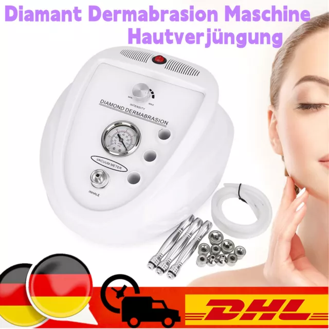 Profi Diamant Dermabrasion Maschine Microdermabrasion Gesichtspflege Gerät NEU