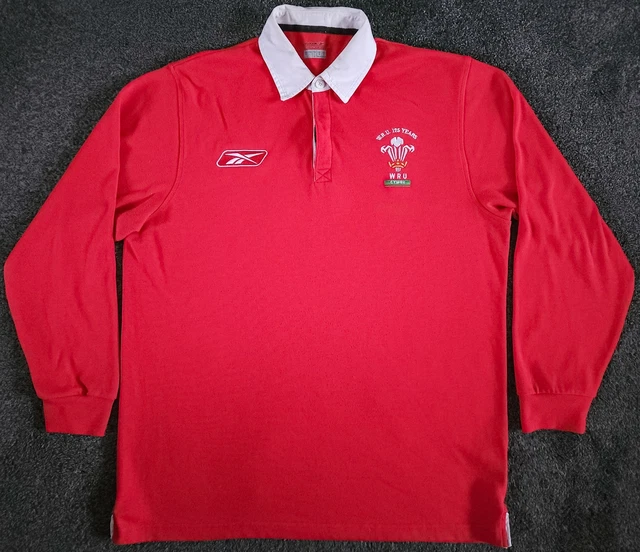 2005-06 WRU WALES Rugby Reebok 125 Years Commemorative Shirt