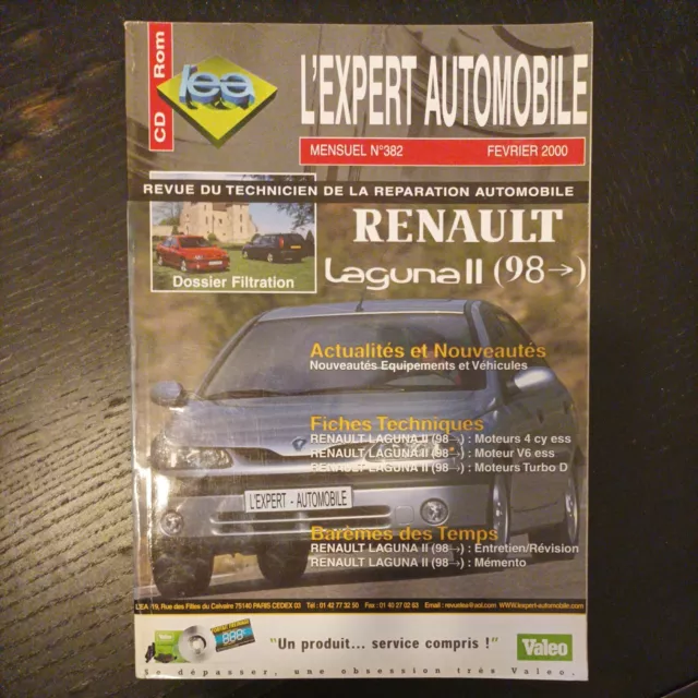 Revue technique automobile RENAULT LAGUNA II 2 1.6 1.8 2.0 V6 1.9 dti DCI 2.2 dt