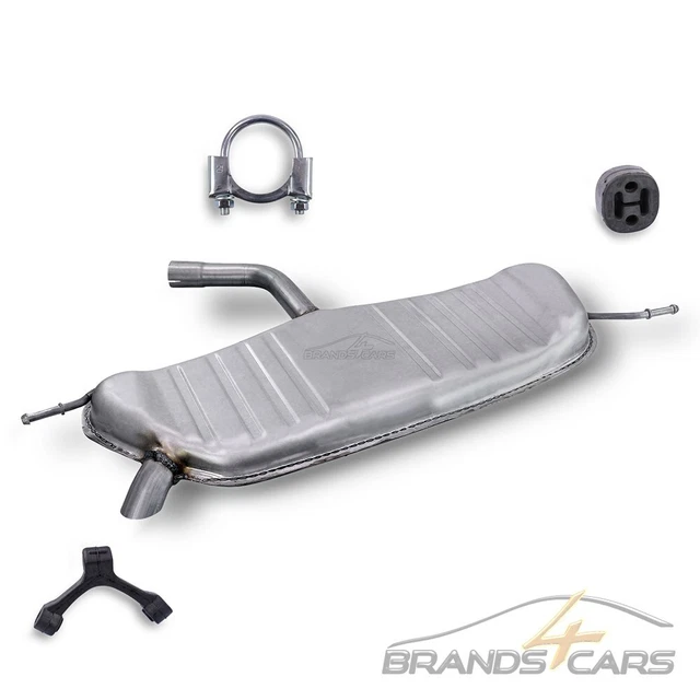 Atec Set Silenziatori Terminali Per Vw Golf Plus 5M Golf 5 1K 1.4 Fsi