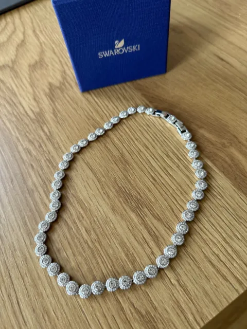 Swarovski Kette Angelic Halskette Damen Silber 38cm Kristall