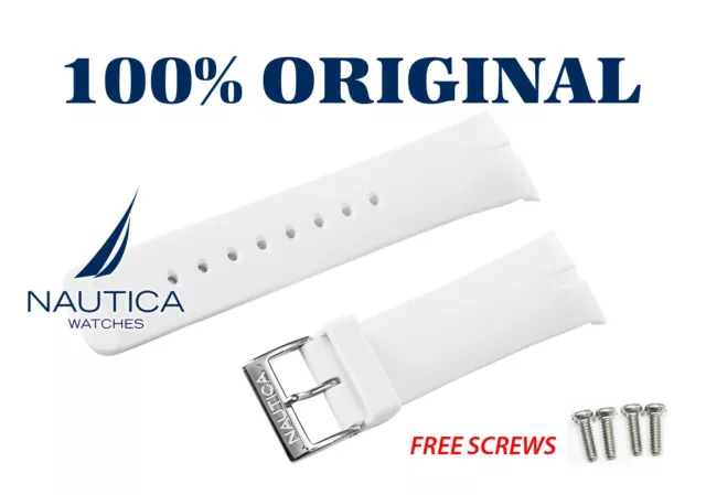 Nautica Authentique Bracelet Blanc 28mm N13531G N16575G A16575G N15651G