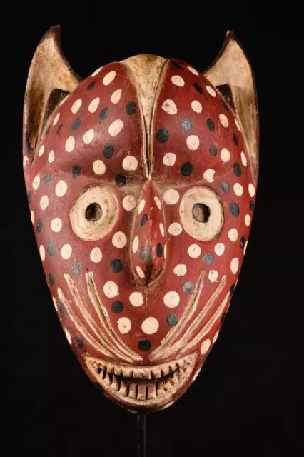 21617 African Old Benin Leopard Mask / Mask Nigeria