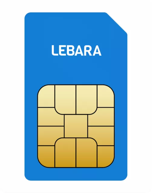 Lebara NL Prepaid SIM Karte, sehr einfach aktiviert, für sms, Anrufe, internet