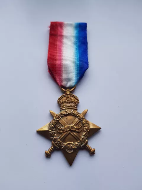 Ww1 1915 Star Medal,James Fletcher,East Kent Regiment,The Buffs.