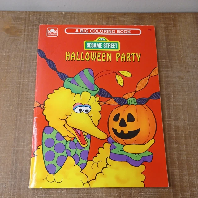 SESAME STREET HALLOWEEN Coloring & Activity Book Kooky, Spooky