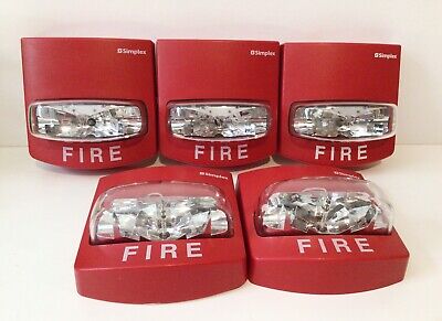 SIMPLEX VISIBLE ONLY FIRE ALARM STROBE LIGHT 4904 USED 