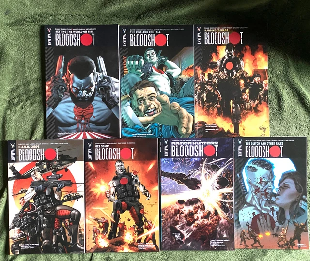 BLOODSHOT collection 7 softcover graphic novels Duane Swiercyznski Valiant VGC
