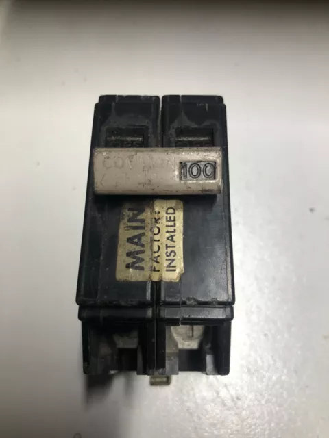 CUTLER HAMMER MAIN CIRCUIT BREAKER 100 AMP 2 POLE CH32100 CH2100 With Metal Clip