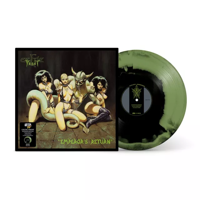 Celtic Frost Emperors Return LP Green Black Swirl Vinyl New Sealed