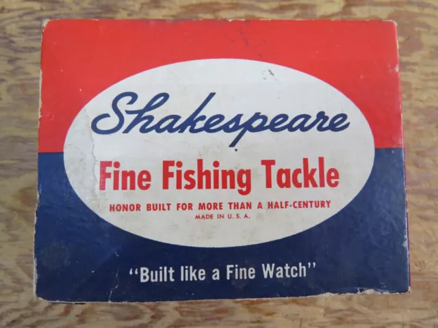 SHAKESPEARE FINE FISHING Tackle Box only - No Reel 1772 wonder