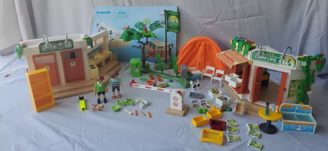 PLAYMOBIL FUN Campground 5432 Huge Set Camping Toys Near Complete $49.00 - PicClick