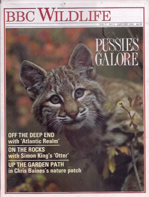 BBC Wildlife Magazine - JAN 1989 - PUSSIES IN FÜLLE.