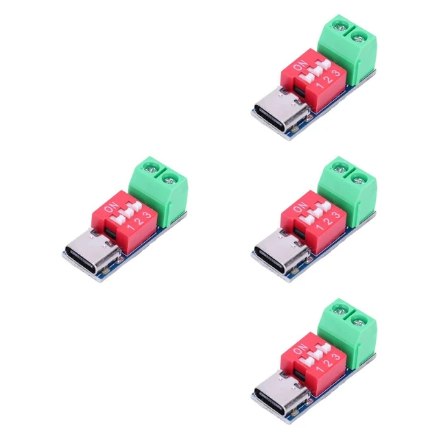 Convertisseur 12V Vers USB Type C 5V 3A - Module Buck étanche 15W, Pour Voiture, Dashcam, GPS, Haute Efficacité