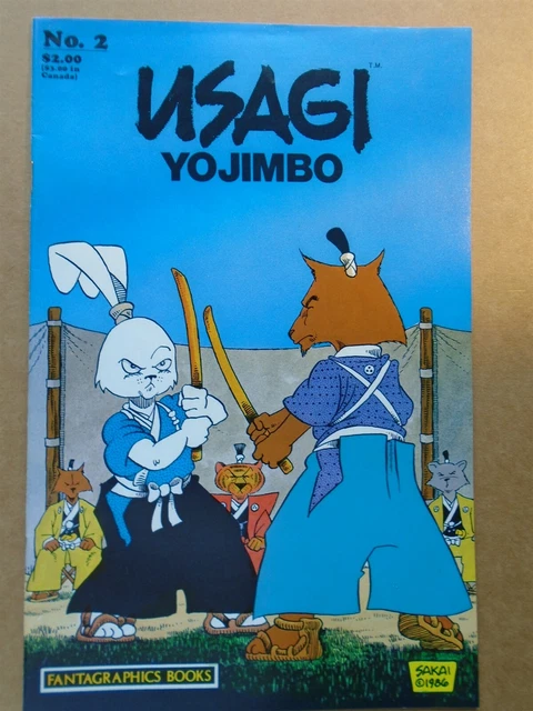USAGI YOJIMBO #2 Stan Sakai Fantagraphics 1987 VF