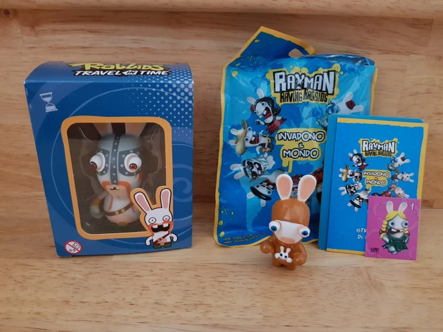 Jouet Burger King Les Lapins Crétins - Figurine Lapin Et Poulpe - Édition 2018 - Occasion Très Bon état