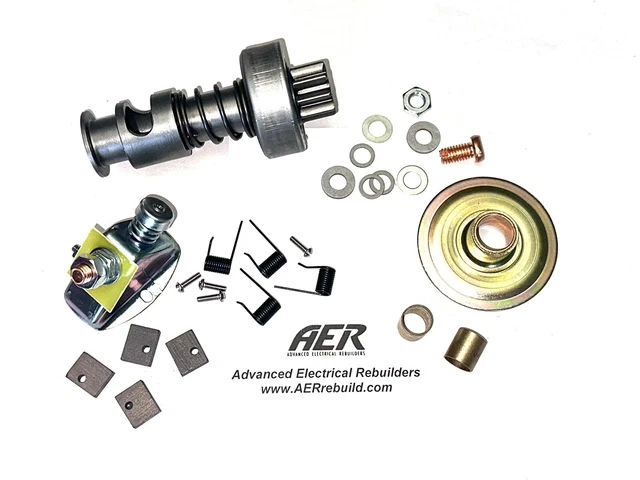 John Deere 430 440 6V Delco Starter Repair Kit – Brushes & Bushings 1107127 1108072