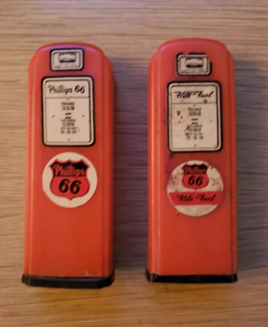 Vintage PHILLIPS 66  Ontario, Oregon Gas Pump Salt & Pepper Shakers