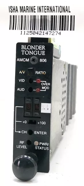 Blonder Tongue AMCM-806 Modulaire Agile Audio/Vidéo Modulateur Il Séries 2