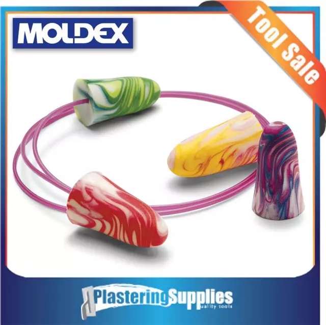 Moldex 6654 SparkPlugs Ear Plugs Corded Box 100 FREE SHIPPING