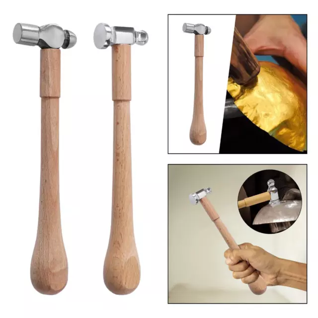 Ball peen hammer, hunting hammer for jewelry making