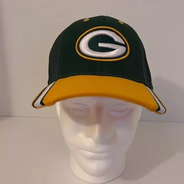 Hat Green Bay Packers Strap Back Cap Men's NFL Equipment Football Reebok