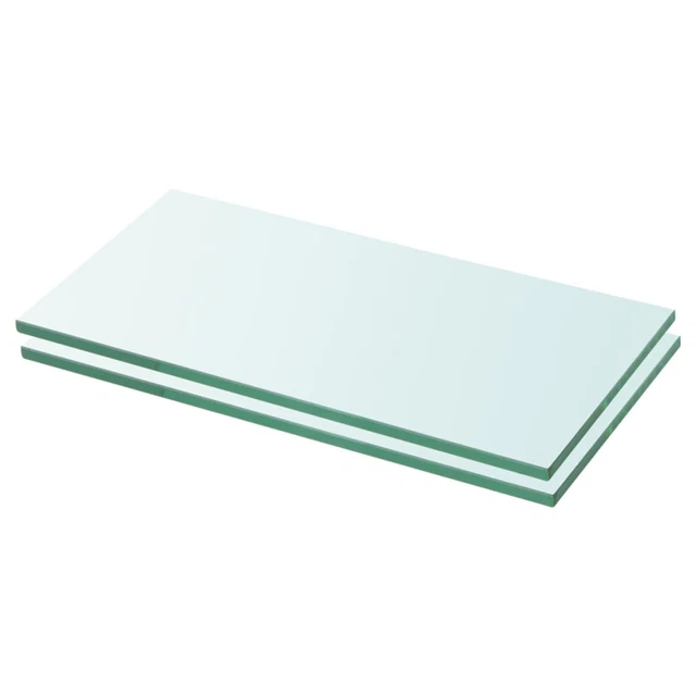 Mensole in Vetro Trasparente 2 pz 20x30  G6Z1