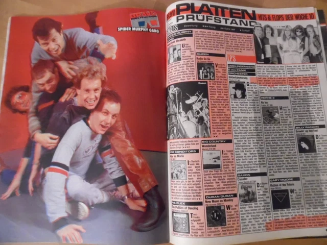 BRAVO  10-1984 D Nena Andrew Fletscher Gazebo Duran Thompson Twins Nino Rob Lowe 13