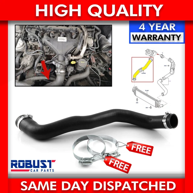 TURBO INTERCOOLER HOSE Pipe For Ford Mondeo Mk4 SMax Galaxy 2.0 Tdci