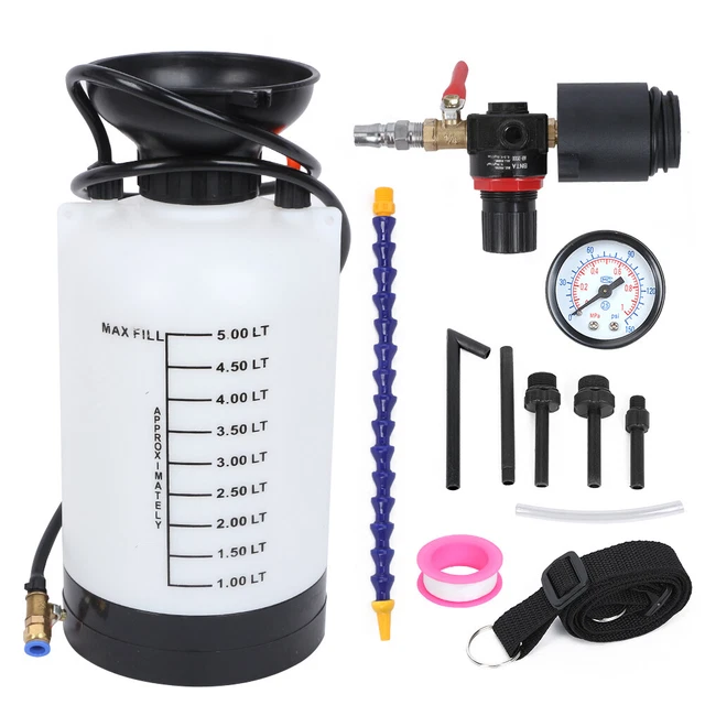 AU 5L VEHICLE transmission transfer gear oil fluid Air pump set tool w