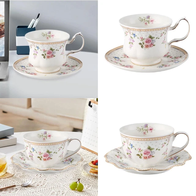Ensemble De Tasses à Thé En Verre Transparent - Style Rétro Bonbon Années 50 - SODIAL - Neuf