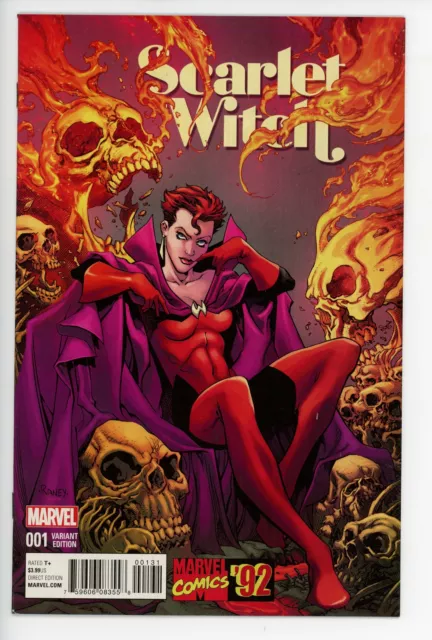SCARLET WITCH #1 | Marvel | Dec 2015 | Vol 2 | Tom Raney Marvel 92 Variant 1:20