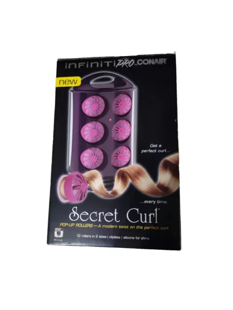 INFINITI PRO CONAIR Secret Curl 12 Silicone Hot Snap Rollers