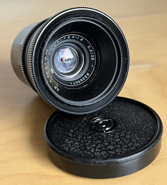 JUPITER12 35MM 2.8 USSR Lens Carl Zeiss Biogon Leica M39 LTM SCREW