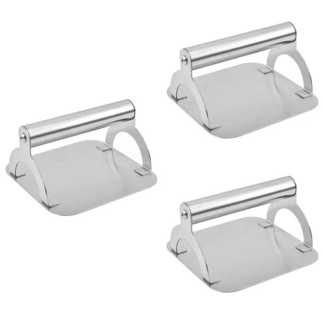 3x hamburger pressa acciaio inox Patty Maker macchina per hamburger