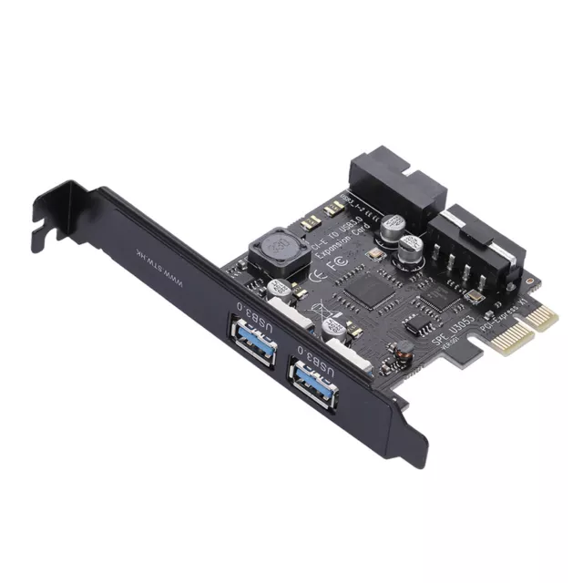 New  PCI-E to USB 3.0 2-Port    PCI-E Controller  S4W3