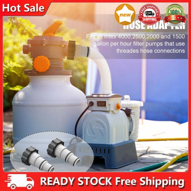 Adapter A/B f? Intex Pool, wasserdichtes 1,25 Zoll auf-1,5-Zoll Schlauch Schnell