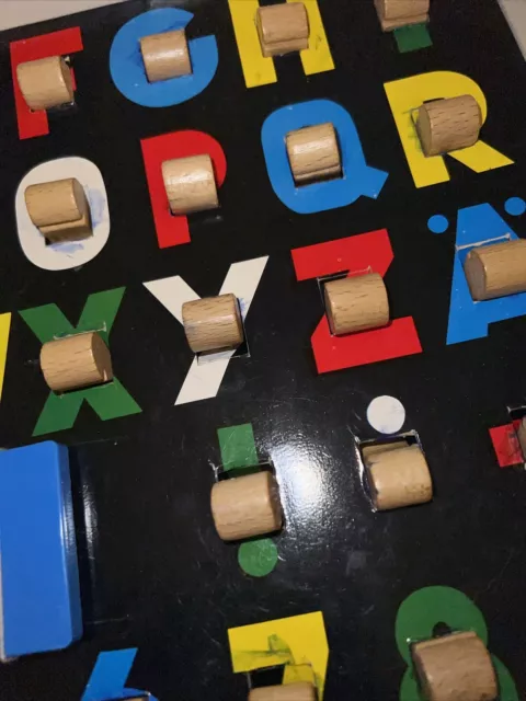 altes Kinderspiel Stempelspiel A-Z von Klee 60er Jahre 3