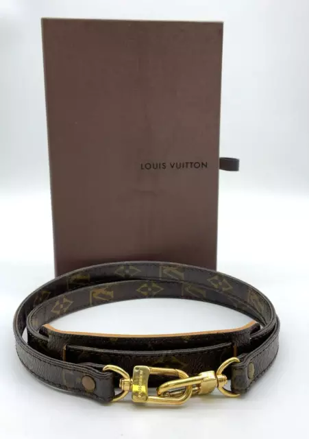 Authentic  LOUIS VUITTON Monogram shoulder strap W/Box   SKS2248