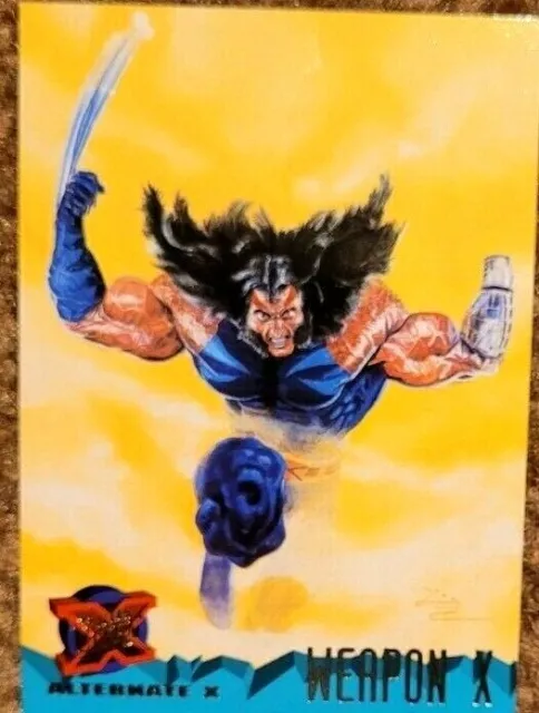 1995 Fleer Ultra  X-Men Wolverine! Weapon Alternate X Promo Card Team Card ~ Nm!